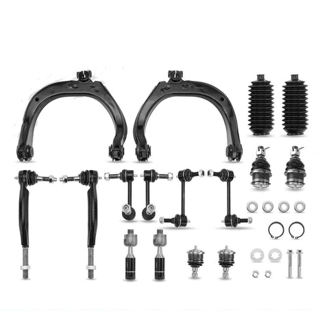 16Pcs Front & Rear Control Arm Sway Bar Link Tie Rod End for Chevy Trailblazer