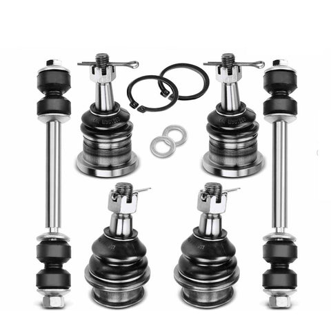 6Pcs Front Sway Bar Link Ball Joint for Chevrolet Express 1500 GMC Savana 1500