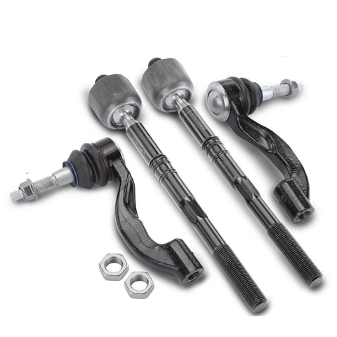 4Pcs Inner & Outer Steering Tie Rod End for Chevy Camaro Cadillac CT5 2020-2021