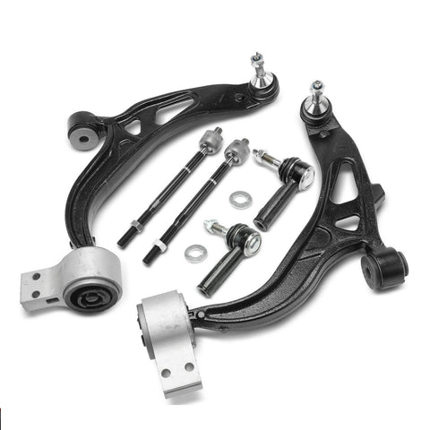 6x Front Control Arm & Ball Joint Assembly & Tie Rod End for Ford Explorer 11-17