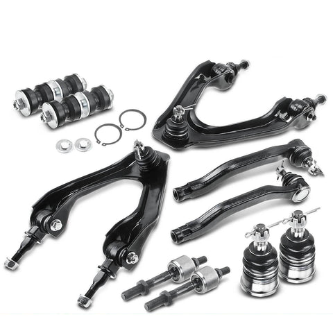10x Front Upper  Control Arm Ball Joint Tie Rod Sway Bar for Honda Accord 90-93