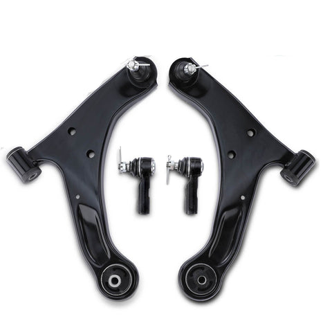 4x Front Lower Control Arm Ball Joint Tie Rod End for Suzuki Grand Vitara 06-13