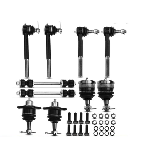 10x Front Stabilizer Bar Link Tie Rod End Ball Joints for Chevy Express 1500 GMC