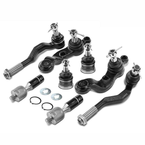 8x Front Inner & Outer Tie Rod End & Ball Joint for Toyota Tacoma 1998-2004 RWD