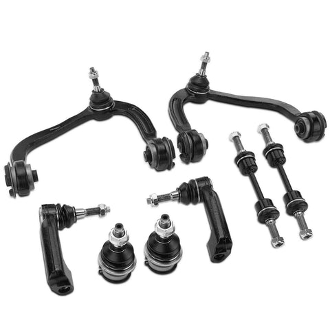 8Pcs Front Upper Control Arm Ball Joint Stabilizer Bar Link for Ford F-150 09-14