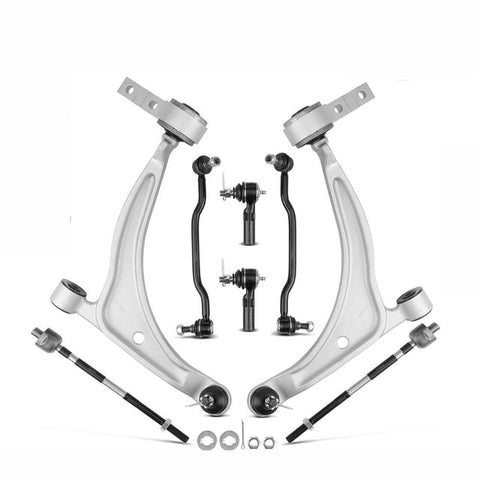 8x Front Control Arm & Stabilizer Bar Link &Tie Rod End for Nissan Altima Maxima