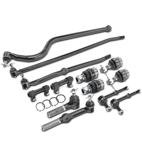 13Pcs Front Side Stabilizer Bar Link Tie Rod End for Dodge Ram 2500 Ram 3500 4WD