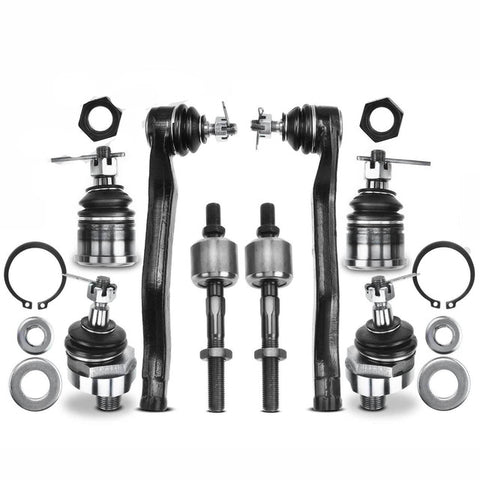 8x Front Tie Rod End w/ Ball Joint for Honda Accord 1990 1991 1992 1993 L4 2.2L