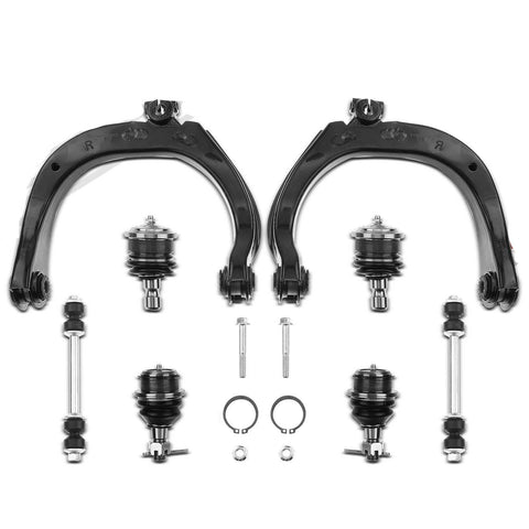 8x Front Control Arm w/ Ball Joint Stabilizer Bar Link for Chevy Trailblazer GMC
