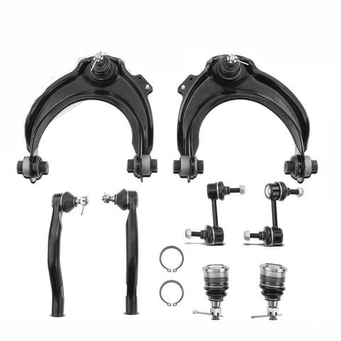 8x Control Arm w/ Ball Joint & Sway Bar Link Tie Rod End for Honda Accord Acura