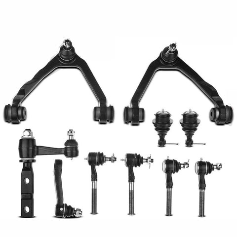 10x Front Control Arm w/ Ball Joints Tie Rod End for Ford F-150 F-250 Lincoln