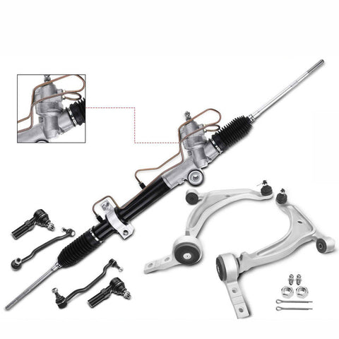 7x Power Steering Rack & Pinion Control Arm Sway Bar Link Kit for Nissan Altima