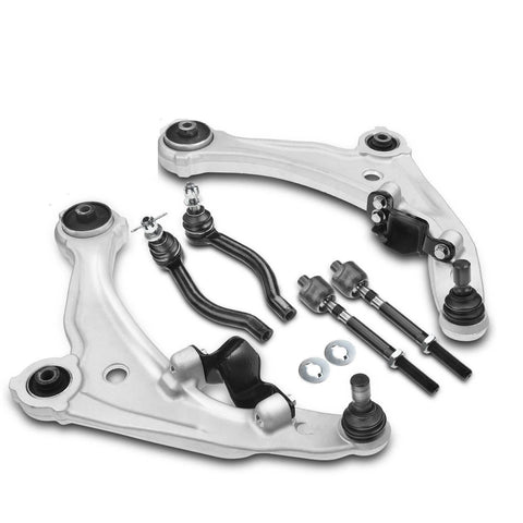 6x Front Lower Control Arm w/ Ball Joint Tie Rod End for Nissan Altima 2007-2013