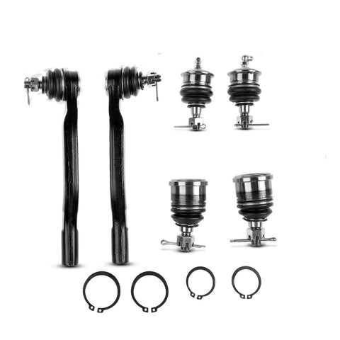6x Front Tie Rod End & Ball Joint End for Honda Accord 94-97 Odyssey Isuzu Oasis