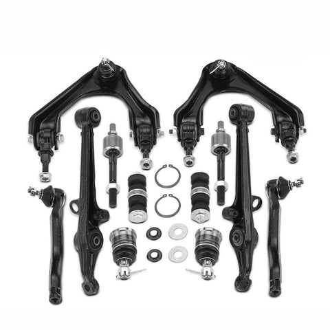12x Front Control Arm & Stabilizer Bar Link Tie Rod Kit for Honda Accord Acura