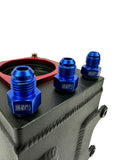 Billet Aluminum Bosch 044 1L High-Flow External Fuel Pump Surge Tank Integrated with 6AN Fittings