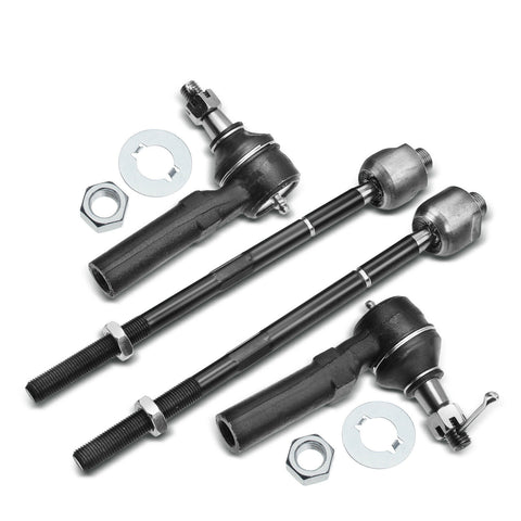 4x Inner & Outer Tie Rod End for Chevy Corvette 1997-2013 Cadillac XLR 2004-2009
