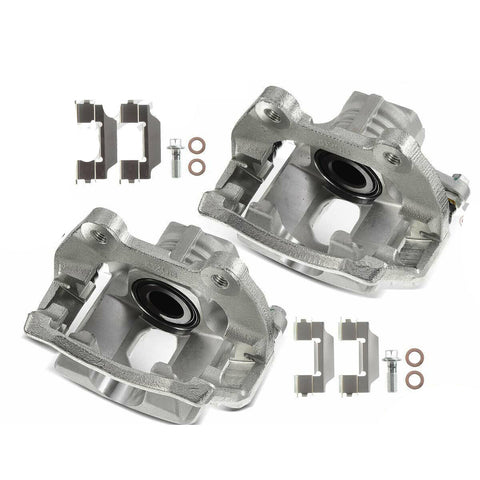 2x Rear Left Right Brake Caliper w/ Bracket for GMC Chevy Cadillac Buick Saturn