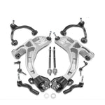 10Pcs Front Control Arm w/ Ball Joint & Tie Rod End & Bar Link for Ford Lincoln