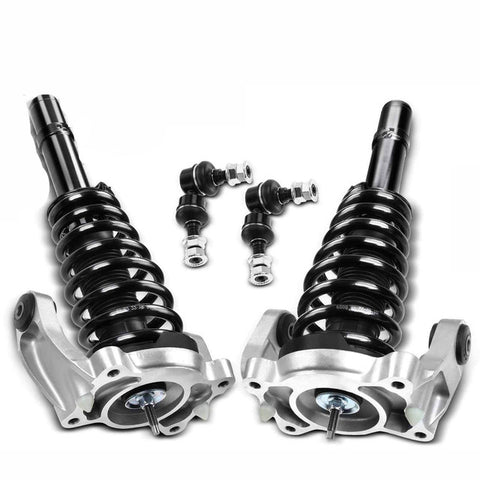 4x Front Strut & Coil Spring Sway Bar Link Kit for Chrysler Dodge Plymouth 99-06