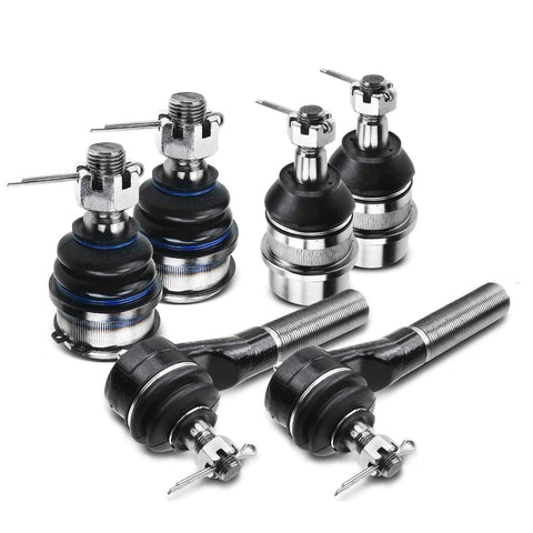 6xFront Ball Joint & Tie Rod End for Jeep Cherokee 91-01 Grand Cherokee Wrangler