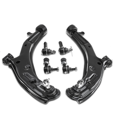 6x Front Lower Control Arm & Ball Joint & Sway Bar Link for Nissan Sentra 01-06