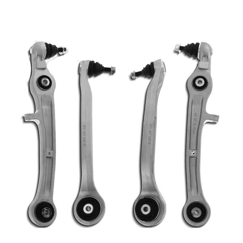 4x Front Lower Forward & Rearward Control Arm w/ Ball Joint for Audi A6 Quattro