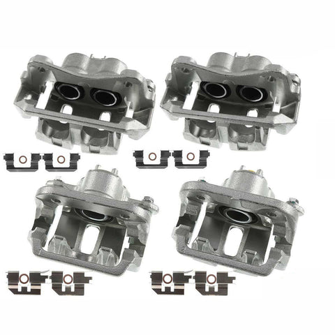 4x Brake Calipers w/ Bracket for Acura TL 2009-2014 Front & Rear & Left & Right