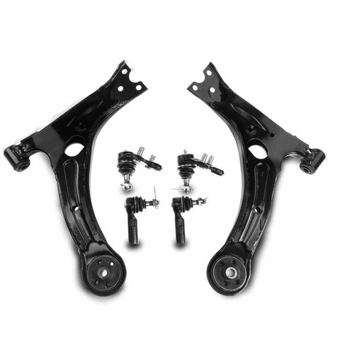 6x Front Control Arm & Ball Joint & Tie Rod End for Pontiac Vibe Toyota Matrix