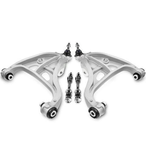 4x Front Control Arm w/Ball Joint Stabilizer Bar Link for Ford F-150 Lincoln RWD