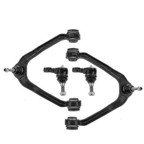 4Pcs Front Upper Control Arm w/ Ball Joint Front Lower Ball Joint for Chevy GMC