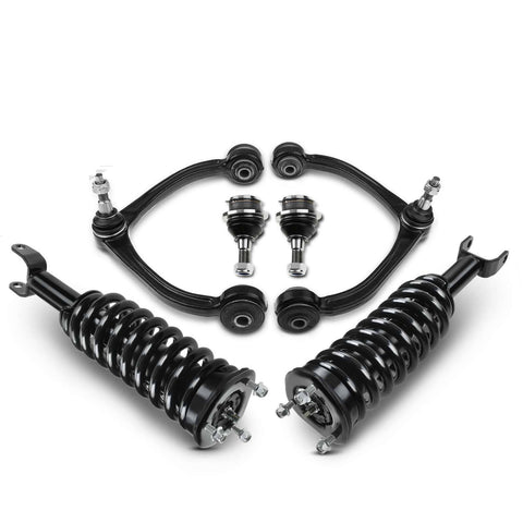 6Pcs Front Strut & Coil Spring Control Arm Kit for Dodge Dakota Mitsubishi 4WD