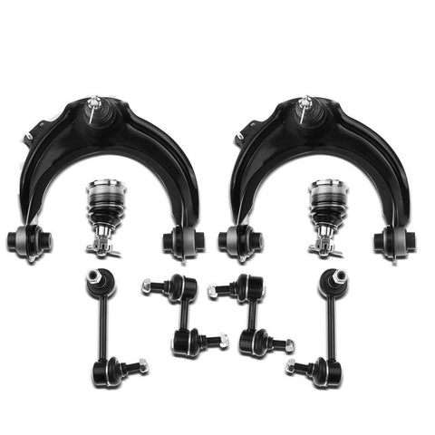 8Pcs Front Upper Control Arm w/ Ball Joint Sway Bar Link for Honda Accord 03-07