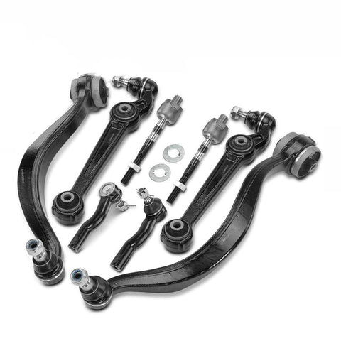 8x Front Control Arm w/Ball Joint &Tie Rod for Ford Fusion 07-12 Lincoln Mercury