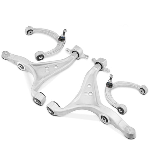 4x Front Lower & Upper Control Arm for Mercedes-Benz X166 GL350 GL450 W166 ML250