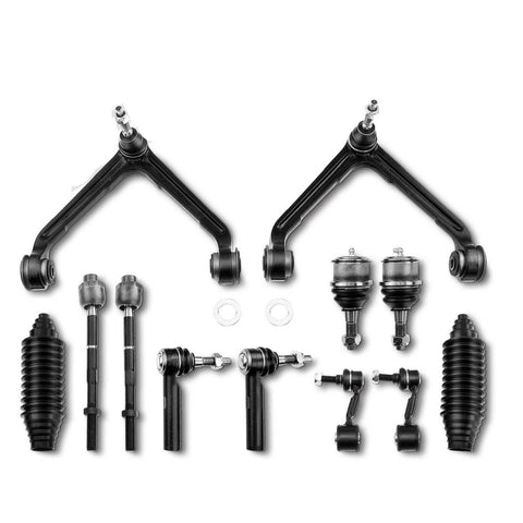 12x Front&Rear Control Arm Sway Bar Link Tie Rod End for Dodge Durango Chrysler