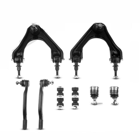 8x Front Upper Control Arm Ball Joint Sway Bar Tie Rod End for Honda Accord CL