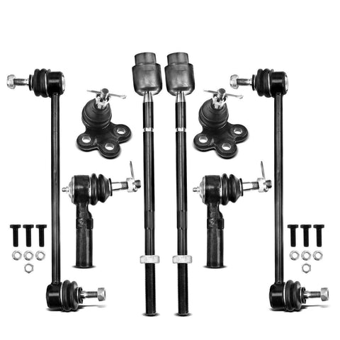 8pcs Front Sway Bar Link Tie Rod End Ball Joints for Cadillac DeVille 1997-1999