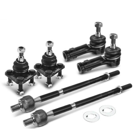 6pcs Inner Outer Tie Rod End & Ball Joint for Audi TT 00-06 TT Quattro VW R32