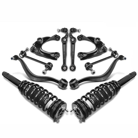 10x Front Strut & Coil Spring Control Arm Kit for Ford Fusion 2010-2012 Mercury