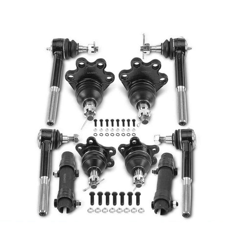 10x Inner & Outer Tie Rod End Front Lower & Upper Ball Joint for Chevrolet GMC
