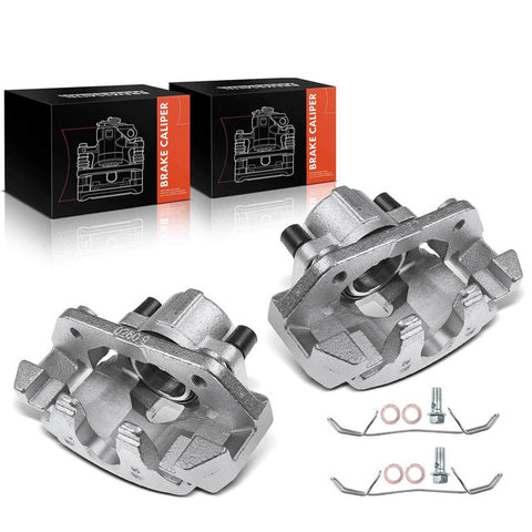 2x Disc Brake Caliper w/ Bracket for Ford Escape 2001-2006 Mariner Mazda Front