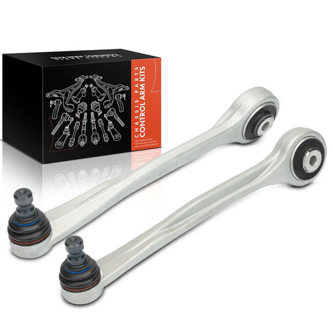 2pcs Front Upper Forward Control Arm w/Ball Joint for Audi A5 A6 12-18 Q5 RS7 S6