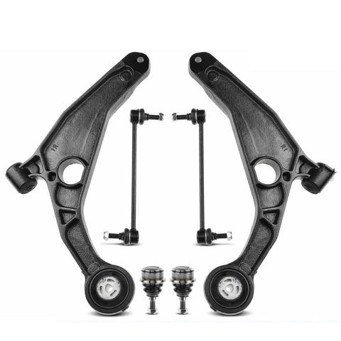 6x Front Lower Control Arm & Ball Joint & Sway Bar Link for Dodge Journey 09-12