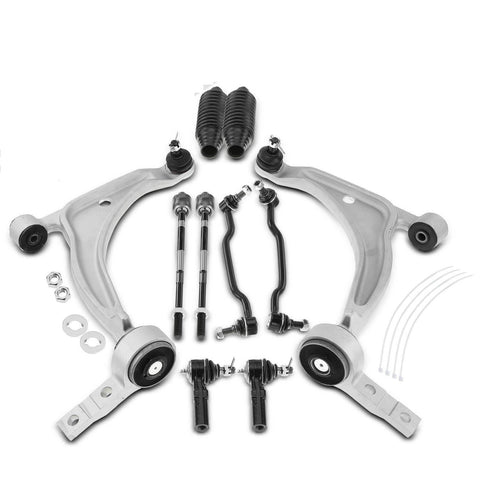 10x Front Lower Control Arm Ball Joint Sway Bar Tie Rod for Nissan Altima Maxima