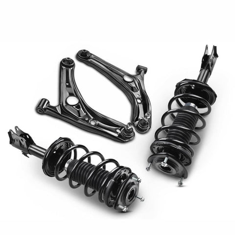 4x Front Complete Strut & Coil Spring Control Arm Kit for Toyota Echo 00-05 1.5L