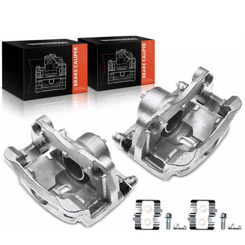2x Brake Caliper w/Bracket for Nissan Rogue 2008-2013 Rogue Select Front LH RH