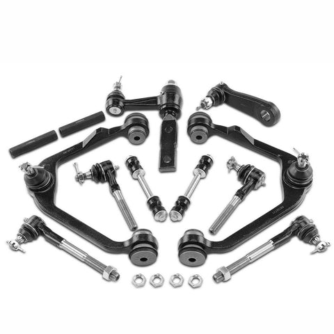12x Front Control Arm Stabilizer Bar Link Tie Rod End for Ford F-150 Expedition