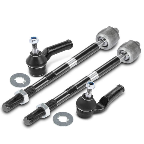 4x Inner & Outer Tie Rod End for Lincoln MKC 2015 2016 2017 2018 2019 2.0L 2.3L