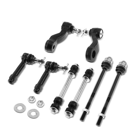8x Front Sway Bar Links Tie Rod Ends Idler Arm for Chevrolet Silverado 1500 GMC